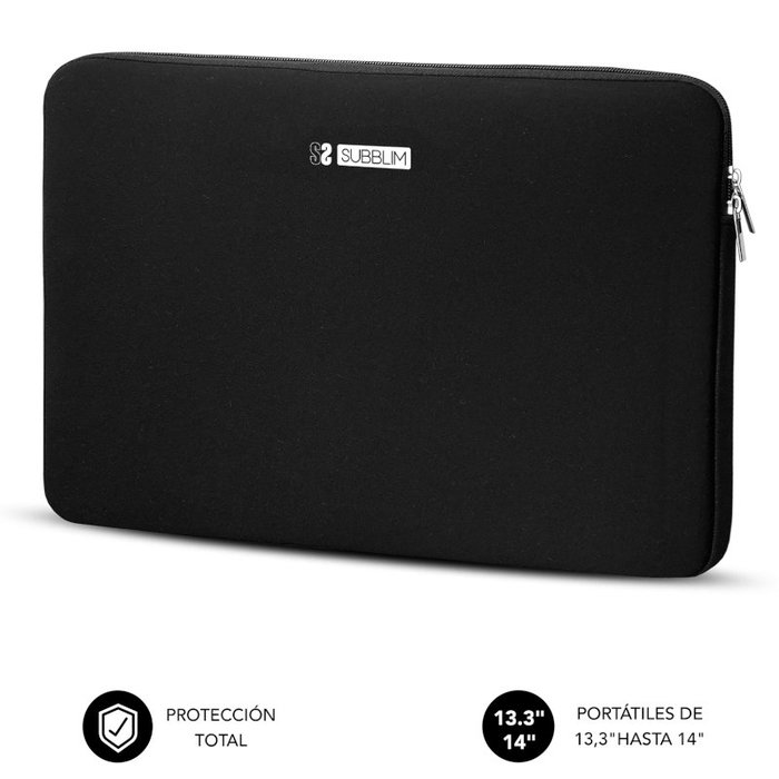 Subblim Business Laptop Sleeve Neoprene V2 13,3-14 Pulgadas Negra Subblim Business Laptop Sleeve Neoprene V2 13,3-14 Pulgadas Negra